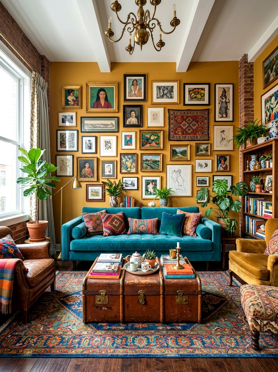 Colorful Eclectic Sitting Room - 30 sitting room ideas
