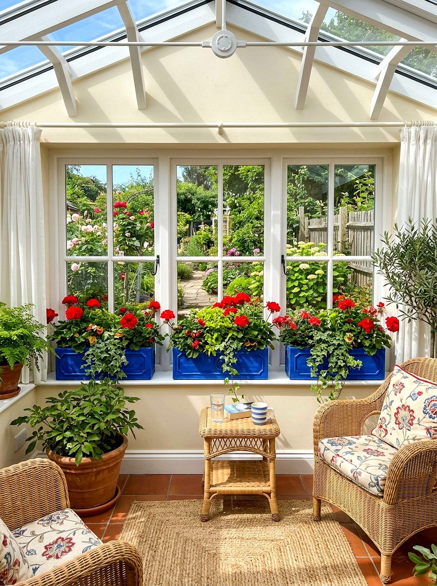 Colorful Flower Boxes - 30 windowsill garden ideas