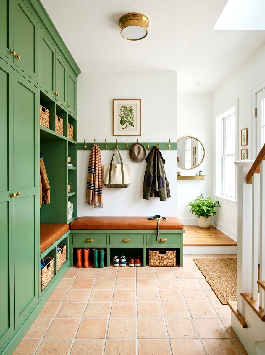 Colorful Mudroom Paint - 30 mudroom aesthetic ideas