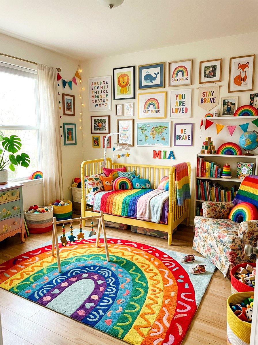 Colorful Nursery - 30 viral nursery ideas