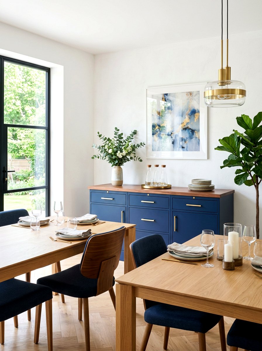 Colorful Painted Metal Kitchen Sideboard - 30 file drawer kitchen ideas