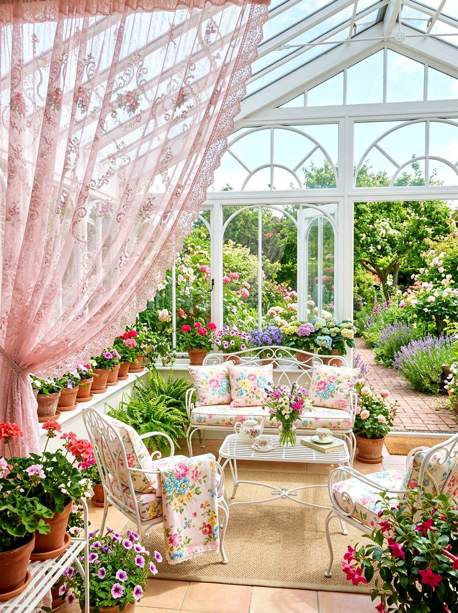 Colorful Pastel Lace Curtain - 30 lace curtain ideas