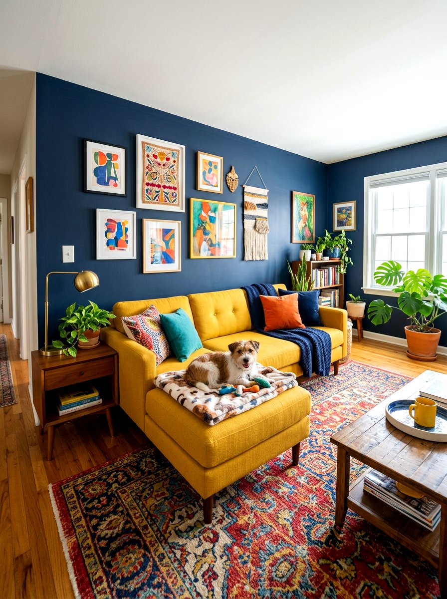Colorful Pet Friendly Sofa - 30 pet friendly sofa styling ideas