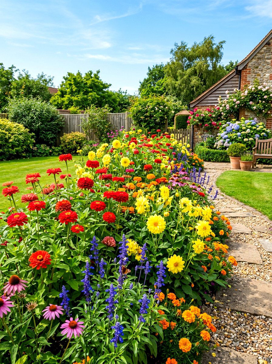 30 Backyard Border Planting Ideas for a Cleaner, Greener Yard