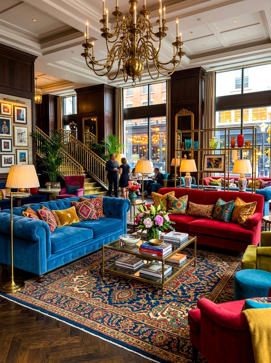 30 Hotel Lobby Living Room Ideas for Bold, Welcoming Style