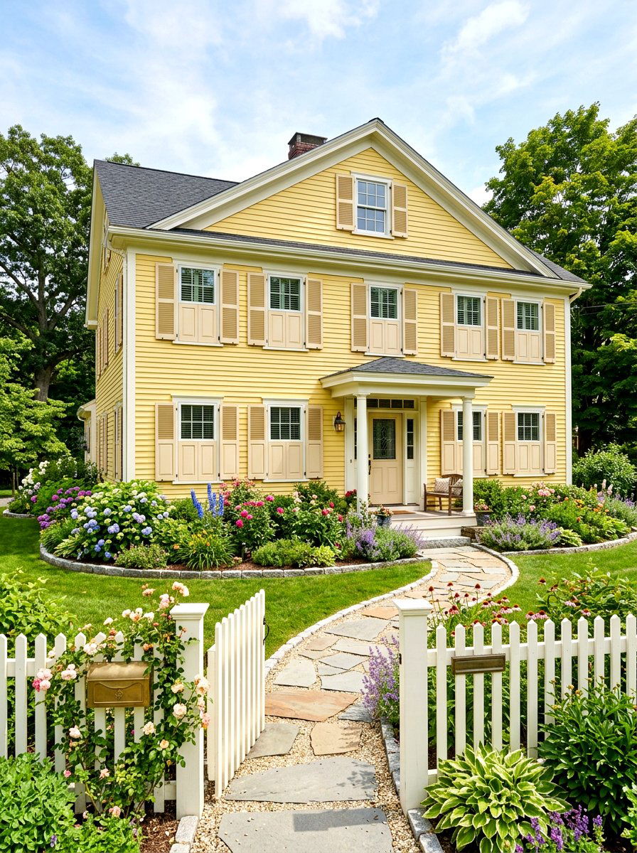 Combination Louvered And Paneled Shutters - 30 exterior shutters ideas