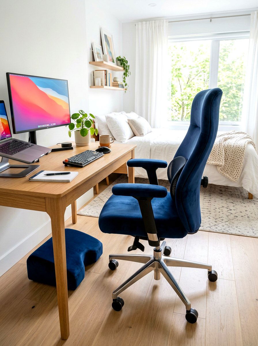 Comfy Study Chair Setup - 30 teen study room ideas