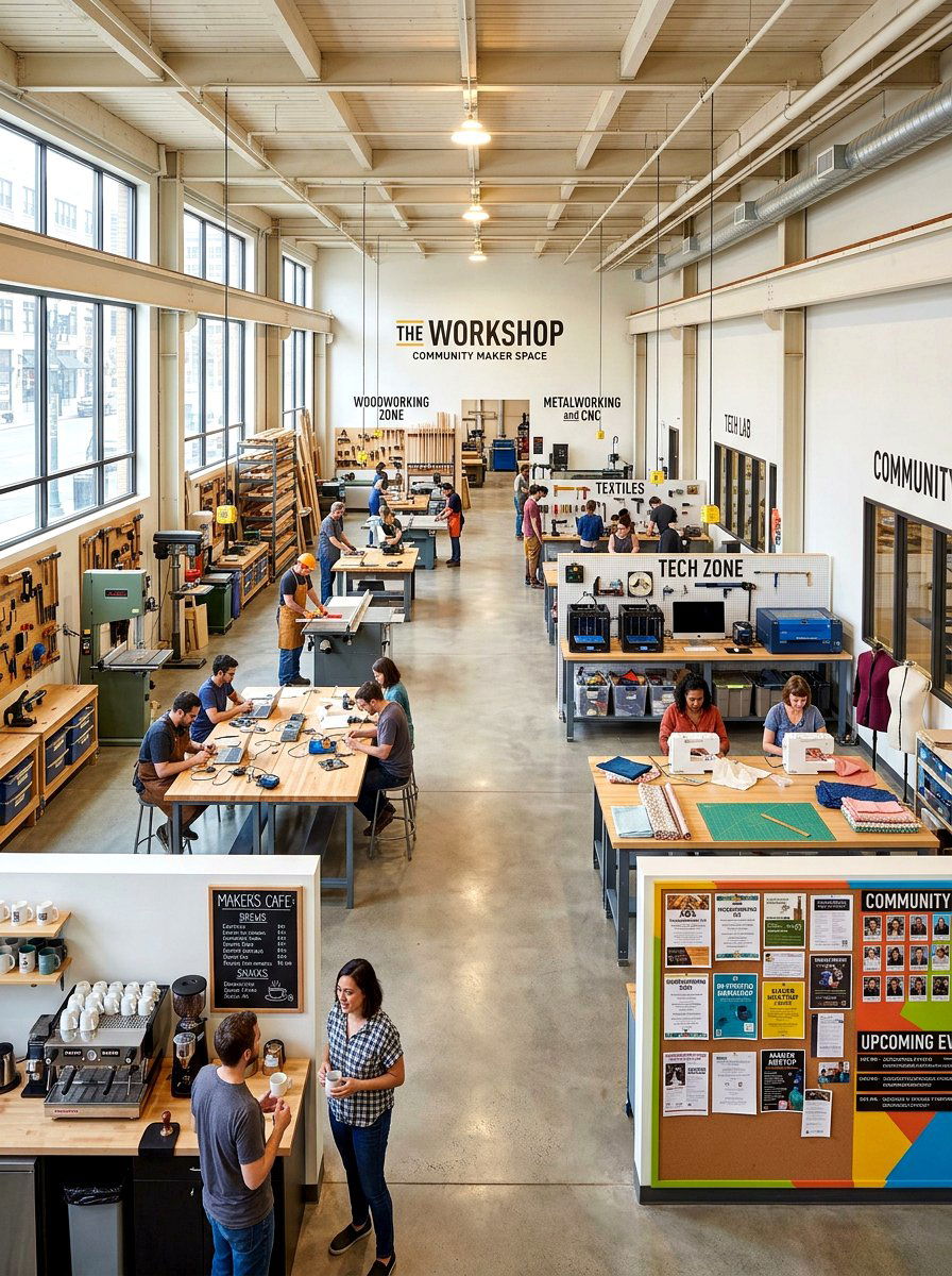 Community maker space - 30 maker space ideas
