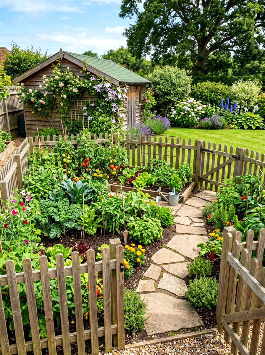 Compact Backyard Vegetable Garden - 30 small vegetable garden ideas
