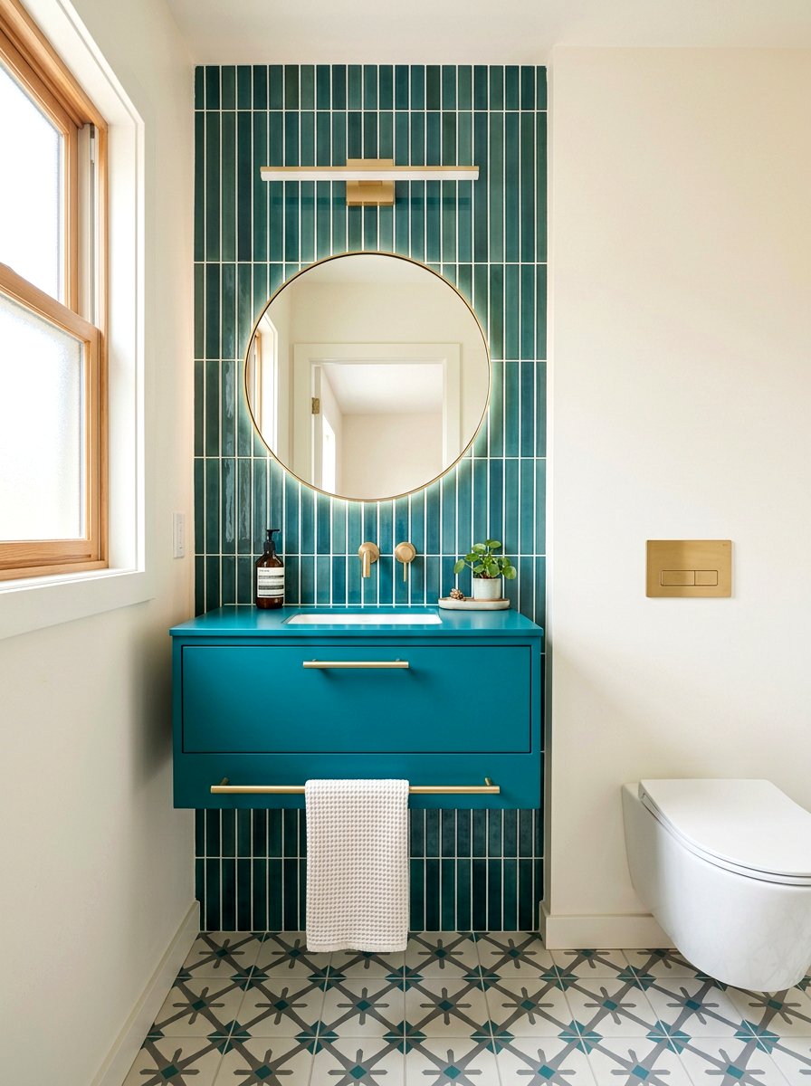 Compact Floating Vanity Powder Room - 30 floating vanity ideas