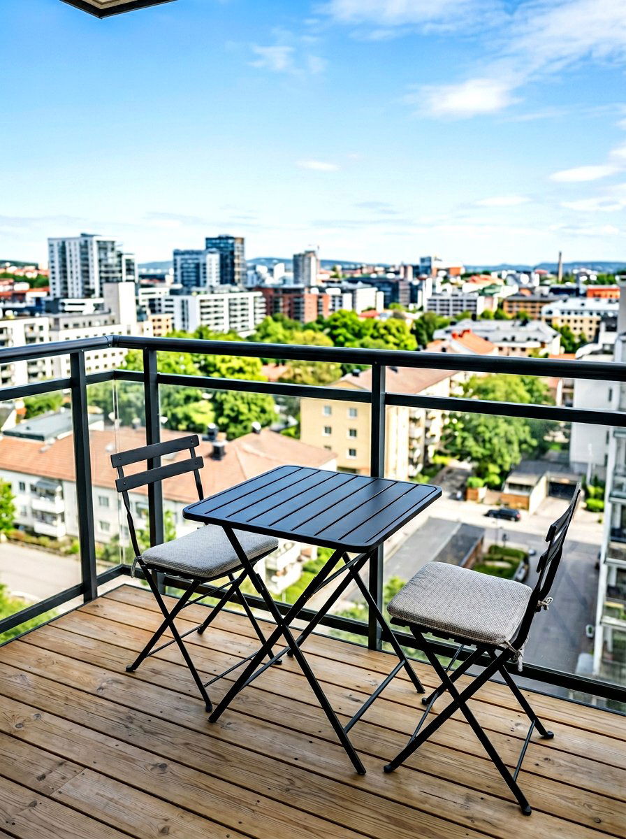 Compact Folding Terrace Set - 30 folding patio furniture ideas