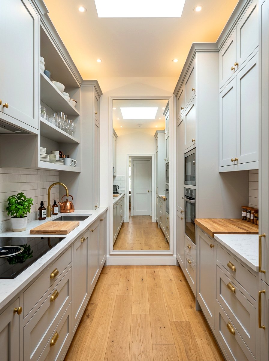 Compact Galley Style Scullery - 30 walk in scullery ideas