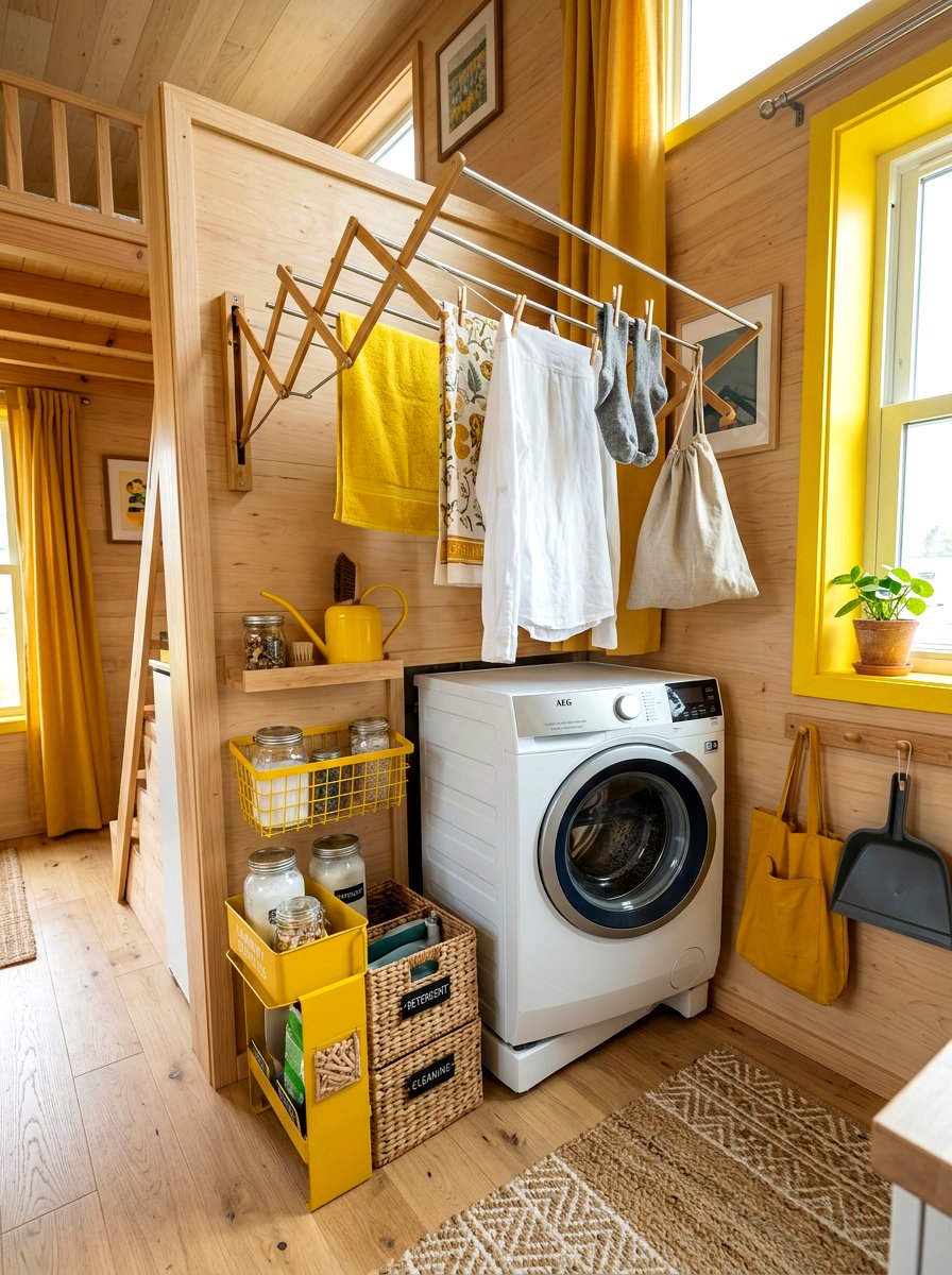 Compact Laundry Drying Rack - 30 laundry room drying rack ideas