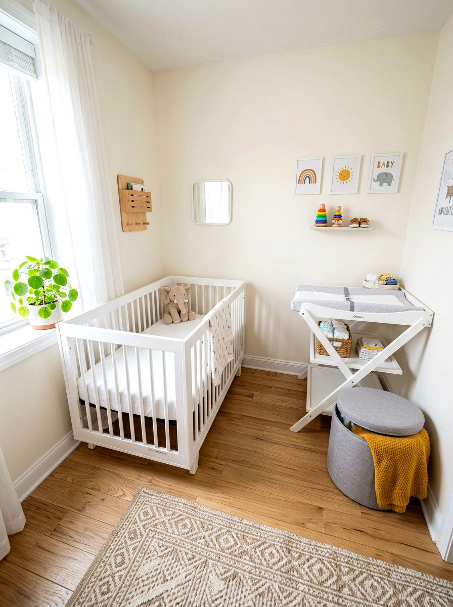 Compact Nursery Furniture - 30 small nursery layout ideas