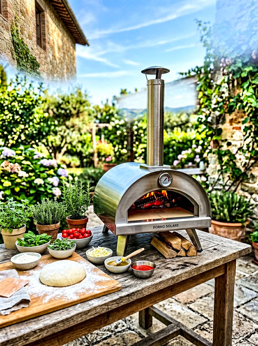 Compact Pizza Oven - 30 small backyard ideas