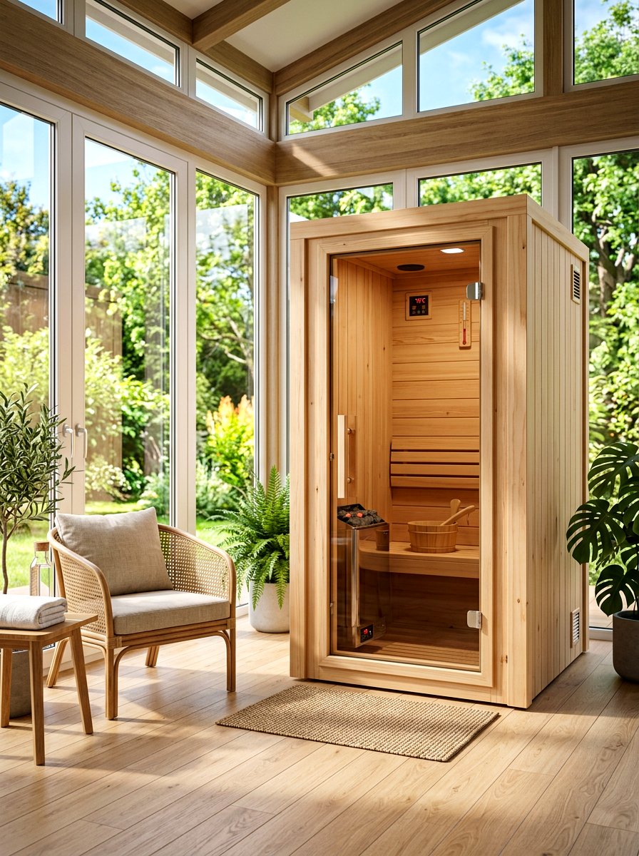 Compact Portable Sauna - 30 sauna room ideas
