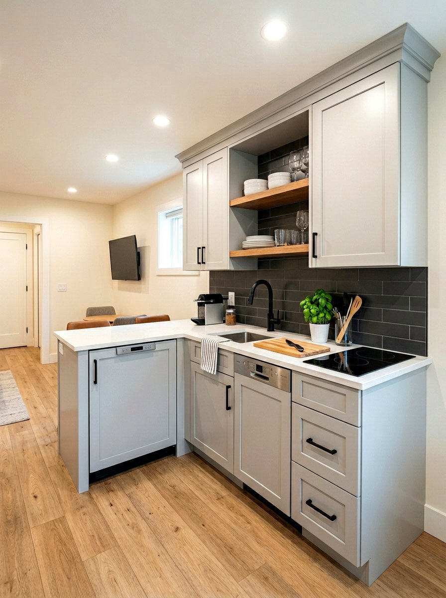 Compact Secondary Prep Kitchen - 30 small prep kitchen ideas