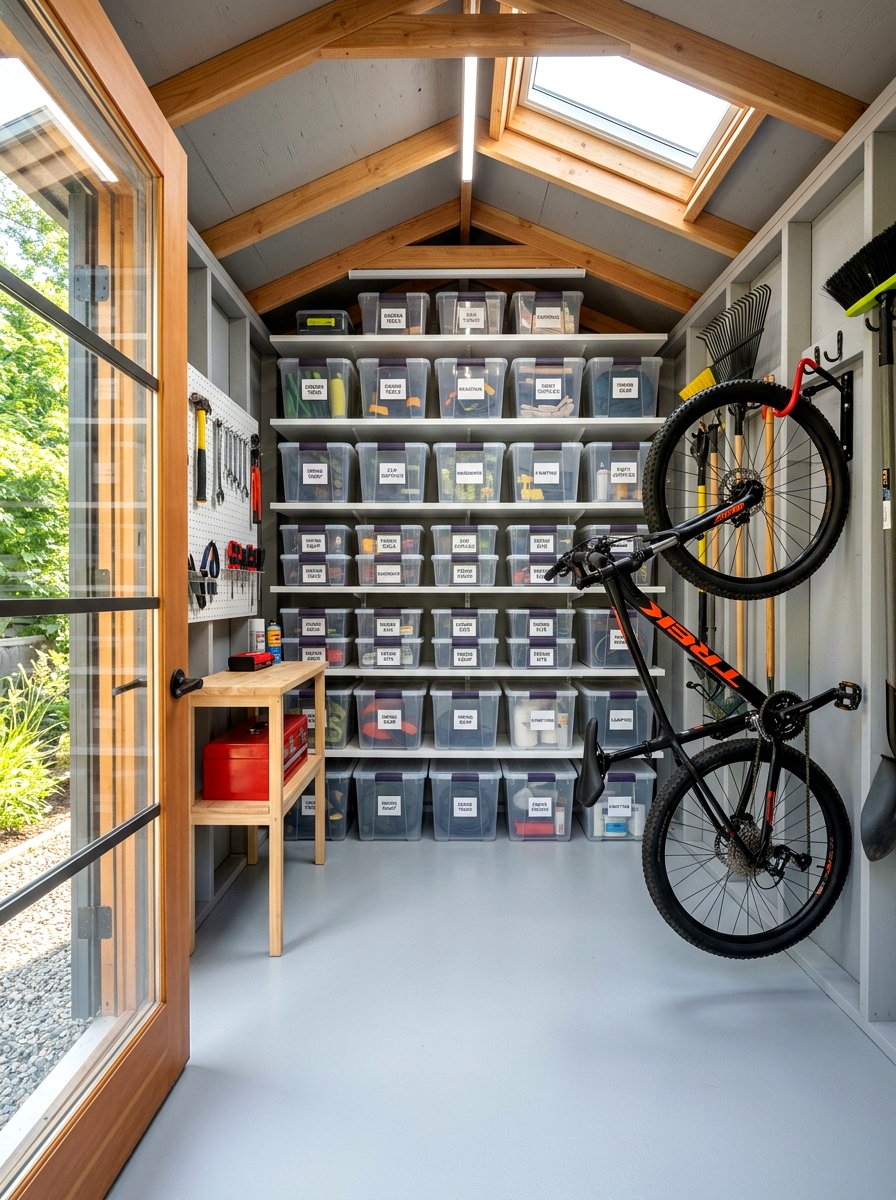 Compact Storage Shed - 30 backyard retreat shed ideas