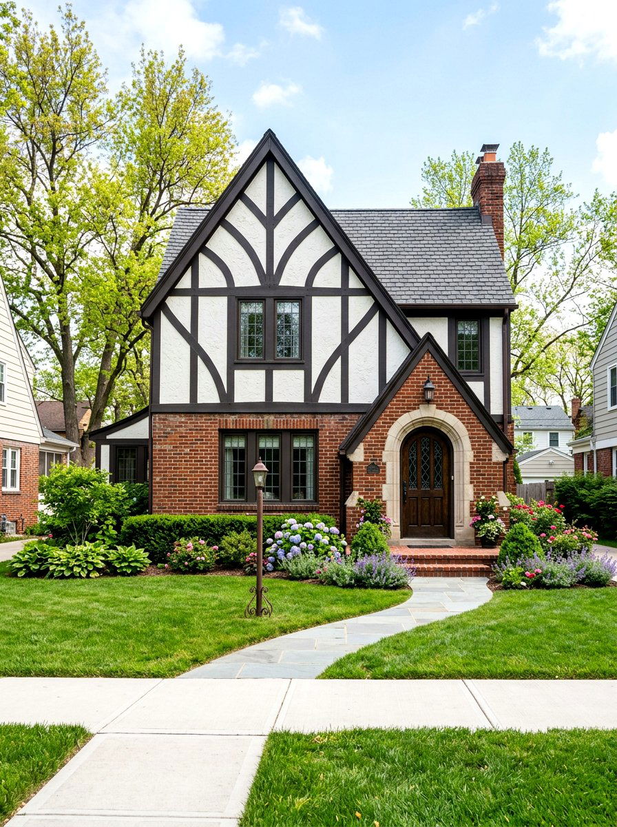 Compact Tudor House - 30 Tudor house exterior ideas