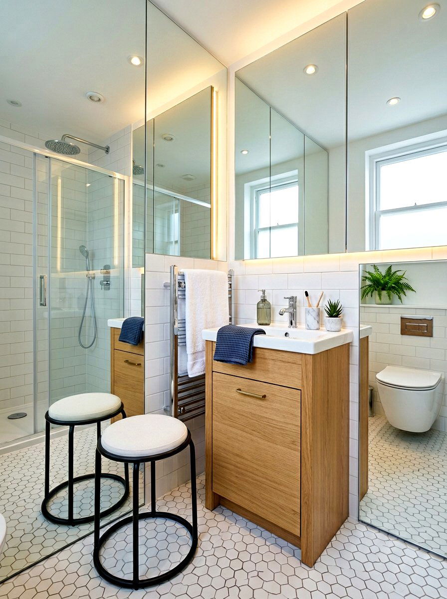 Compact Vanity Stool - 30 vanity stool bathroom ideas