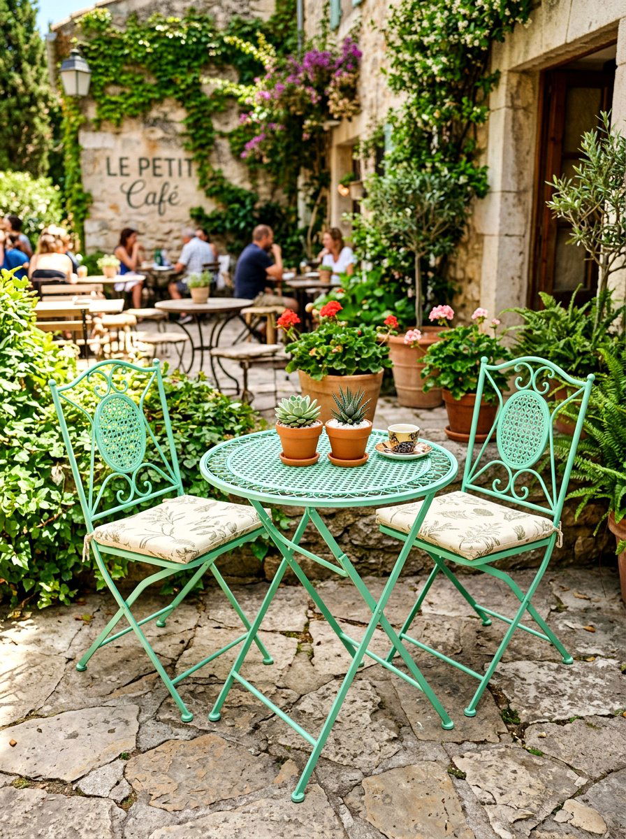 Compact bistro set - 30 front porch seating nook ideas