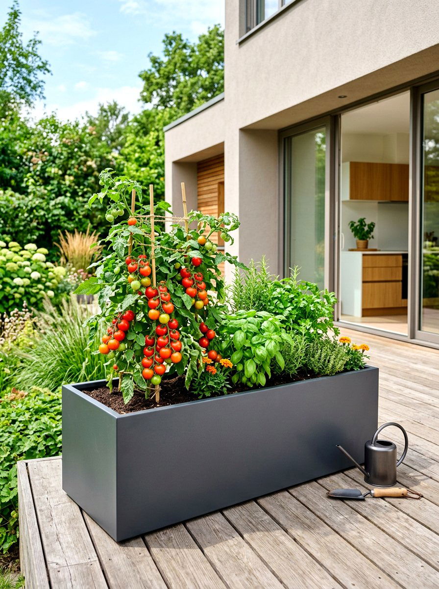 Compact kitchen garden - 30 kitchen garden backyard ideas