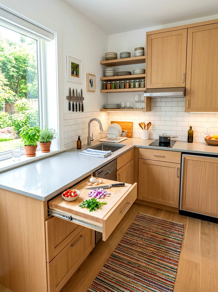 Compact prep kitchen - 30 hidden prep kitchen ideas