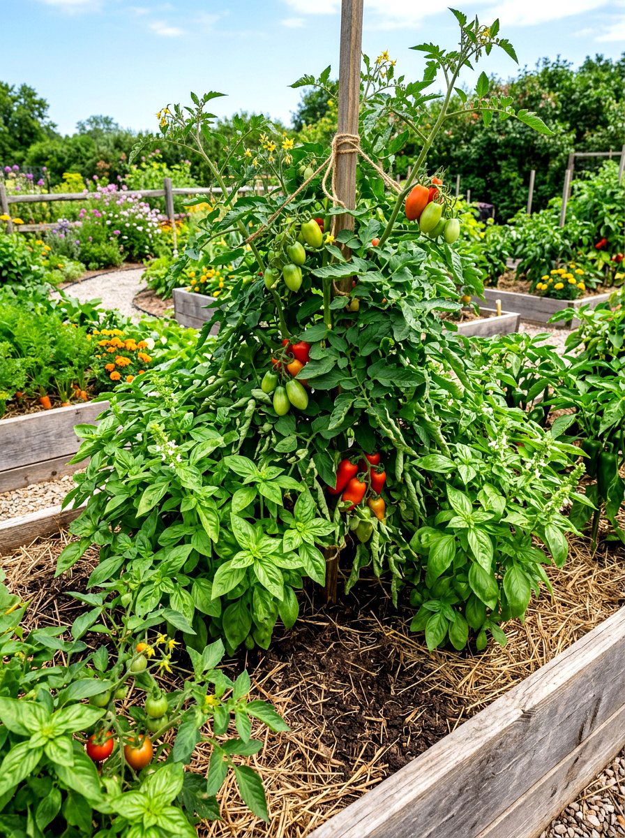 Companion Planting Bed - 30 herb garden layout ideas
