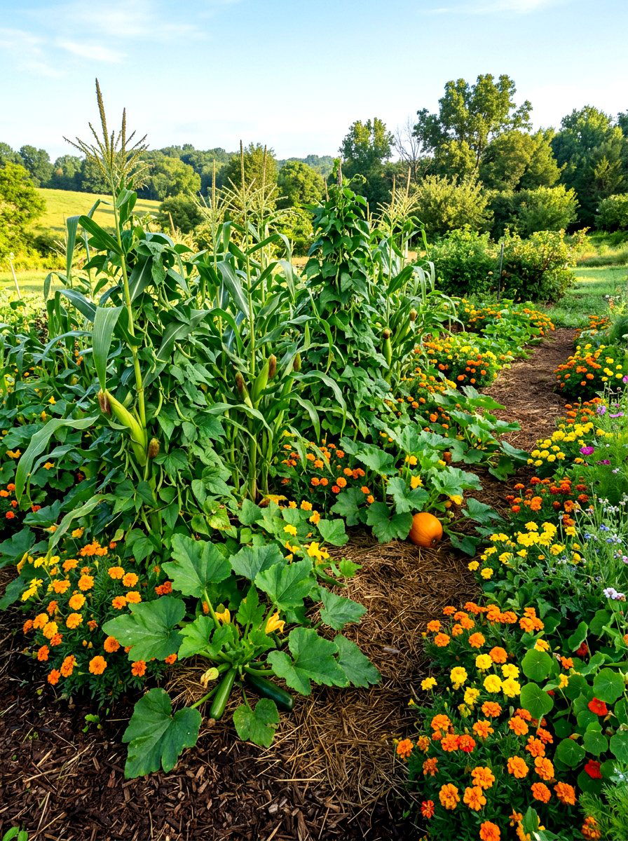 Companion Planting Layout - 30 vegetable garden layout ideas