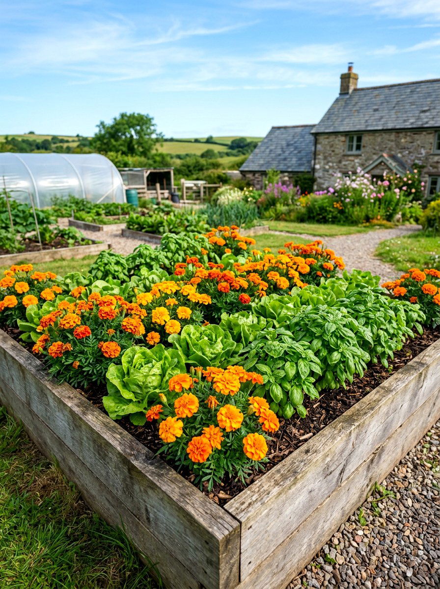 Companion planting garden - 30 salad garden ideas
