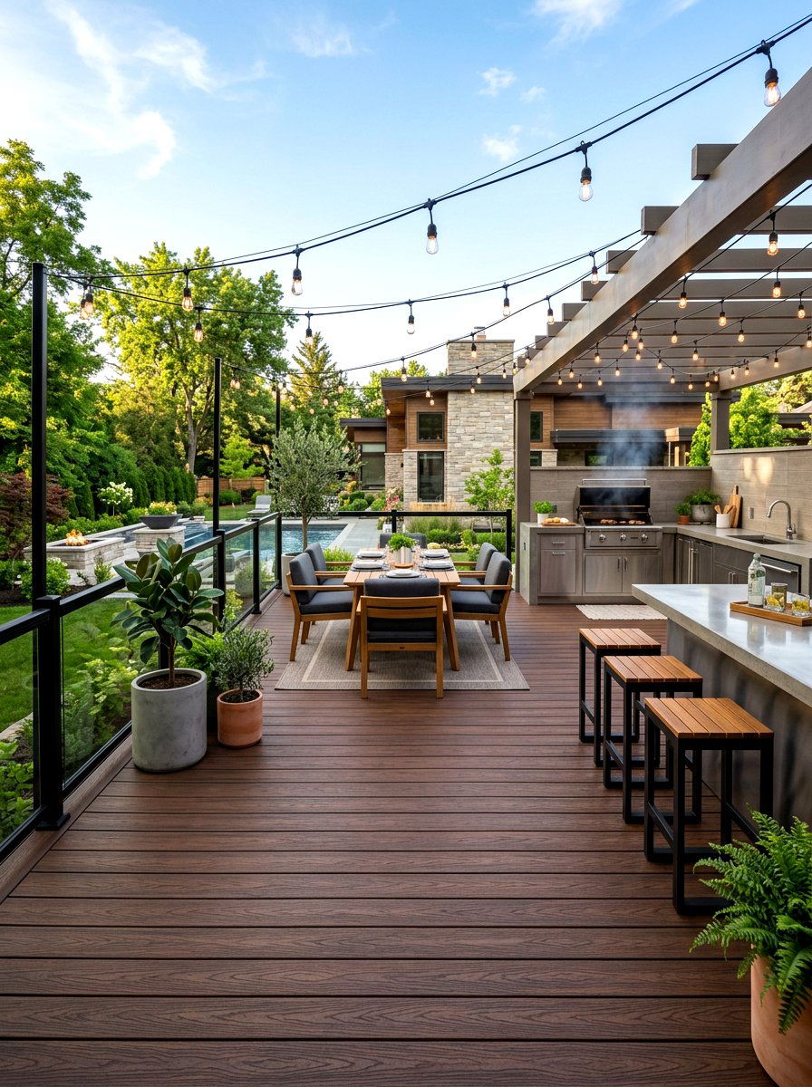 Composite Decking - 30 patio flooring ideas