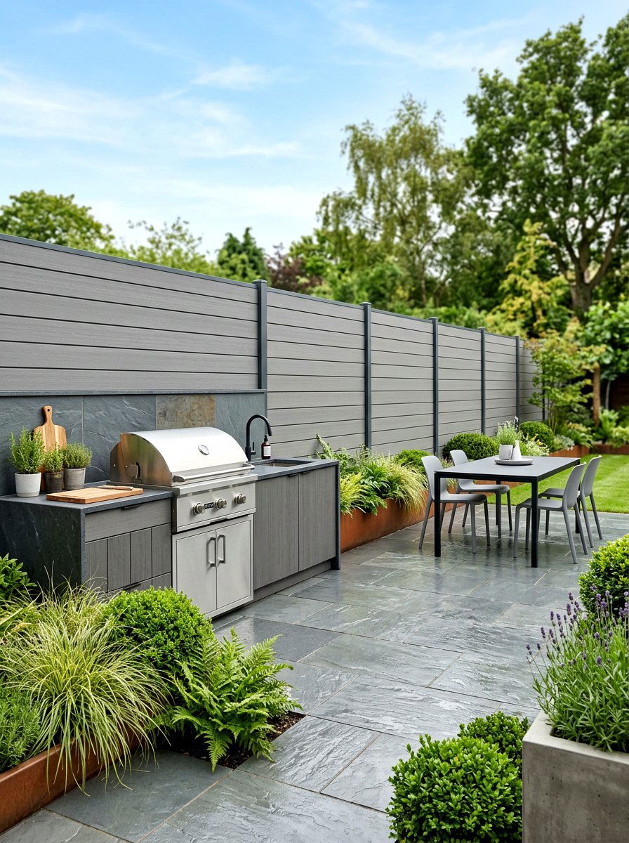 Composite Decking Fence - 30 fence ideas