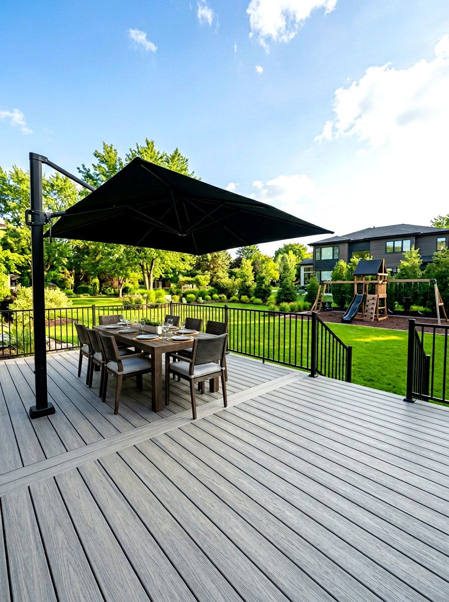 Composite Decking - 30 backyard deck ideas