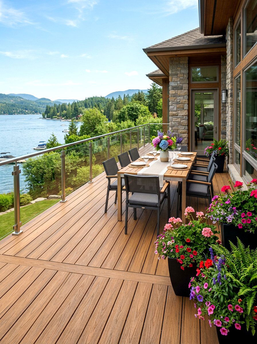 Composite Front Deck Boards - 30 front deck ideas