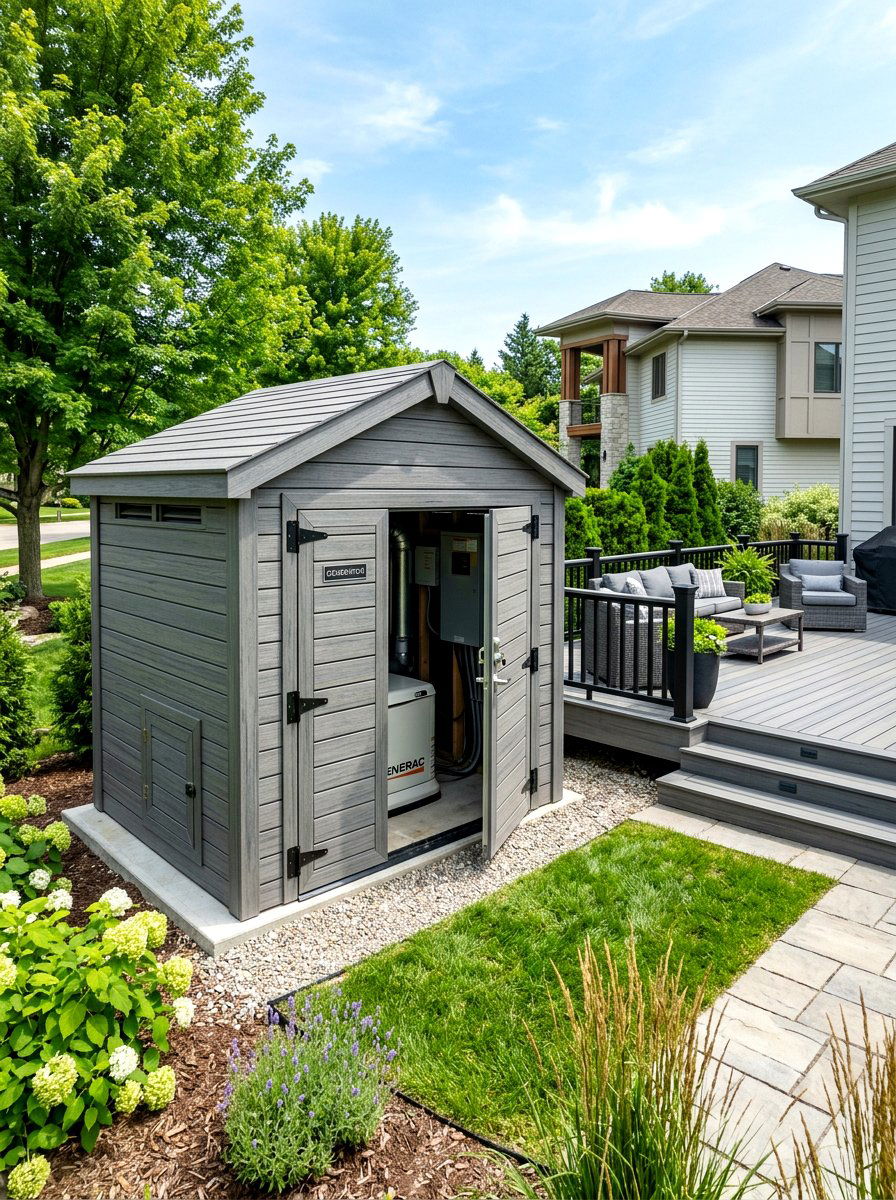 Composite Generator Enclosure - 30 generator enclosure ideas