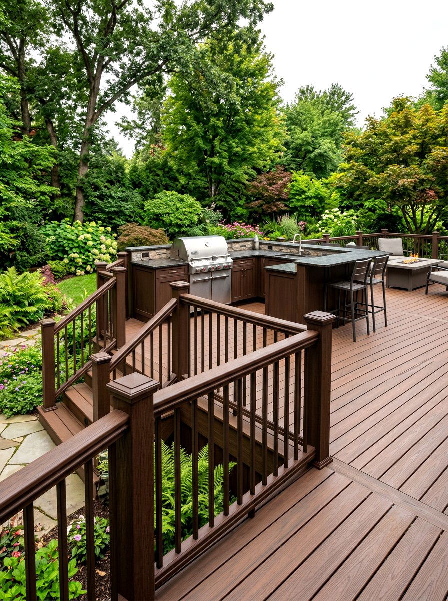 Composite Railing System - 30 deck railing ideas