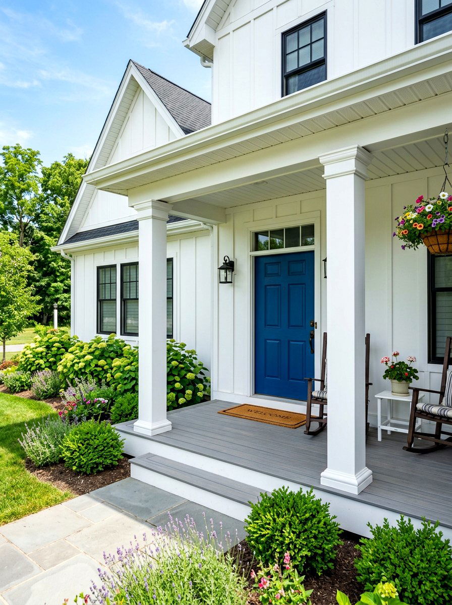 30 Farmhouse Porch Columns Ideas for Timeless Porch Charm