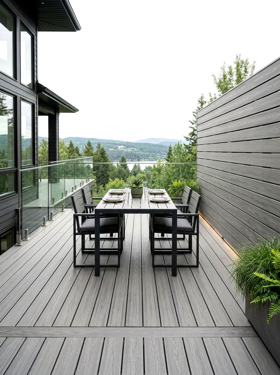 Composite slat wall - 30 porch slat wall ideas