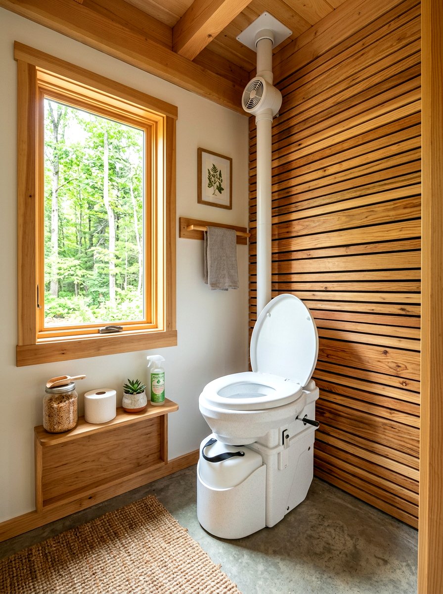 Composting Toilet - 30 tiny house bathroom ideas
