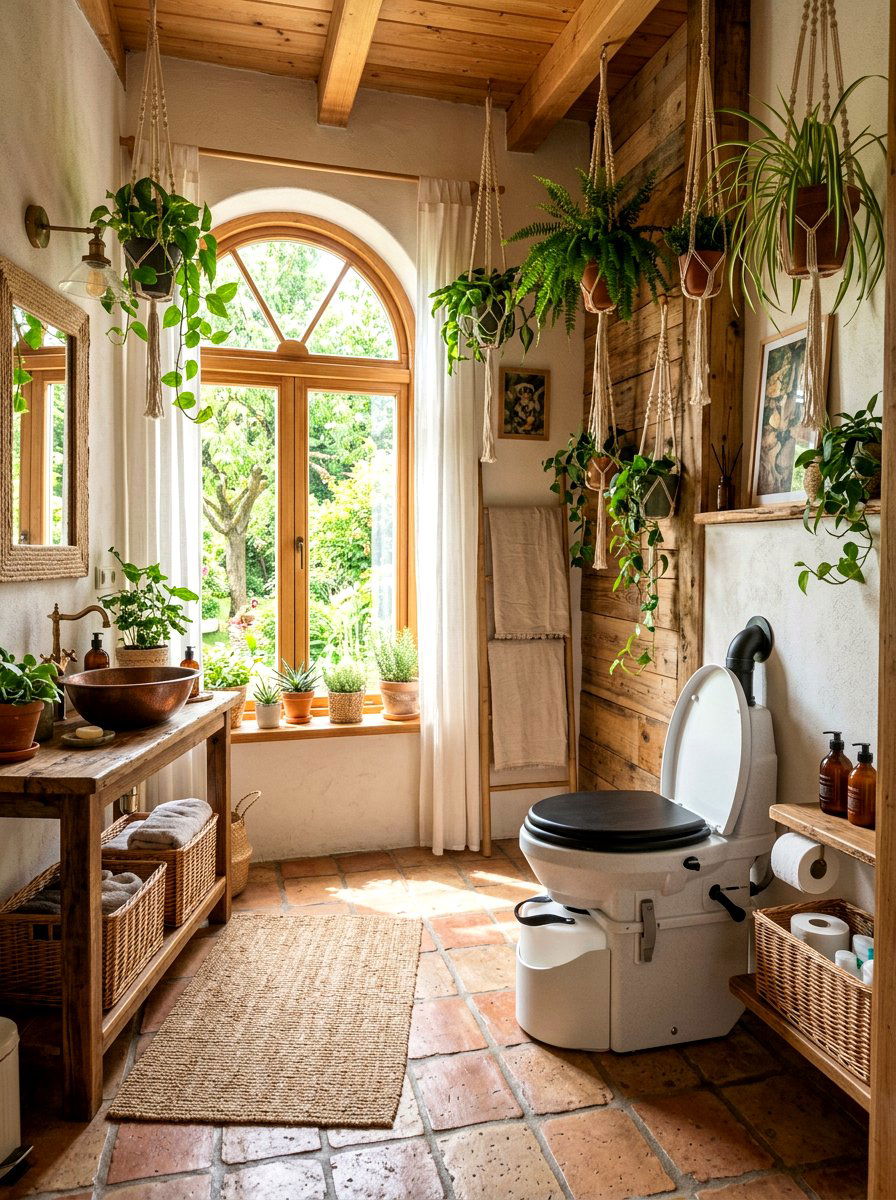 Composting Toilet - 30 low water bathroom ideas