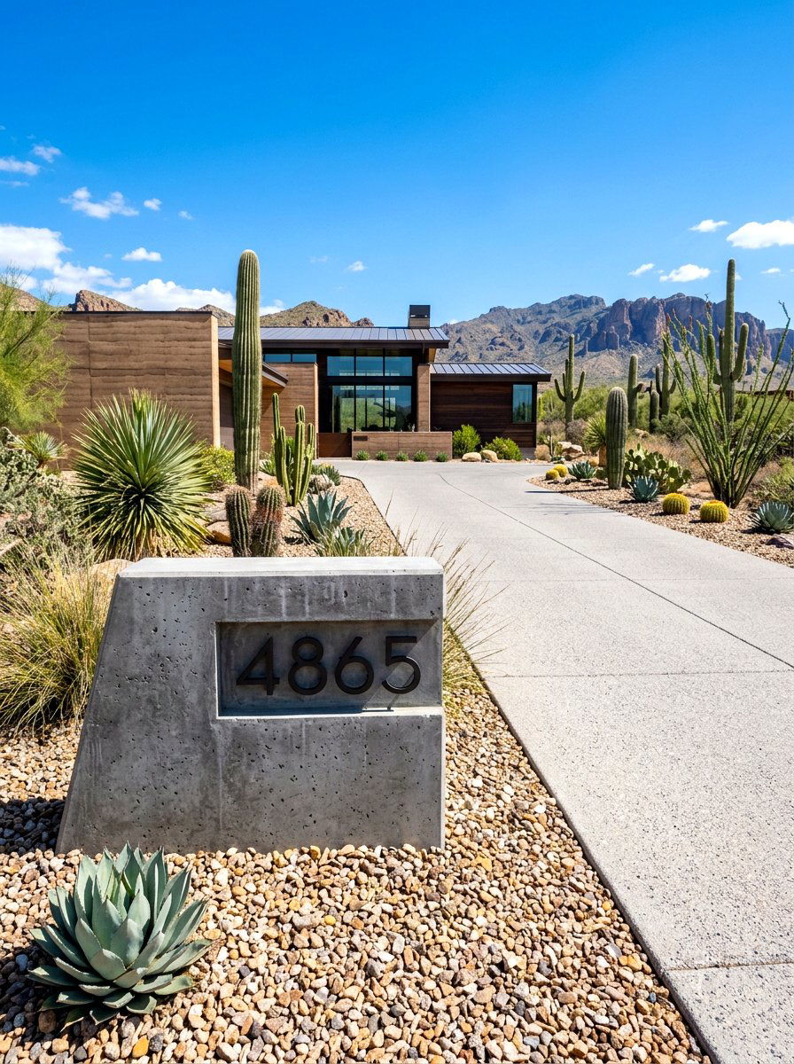 30 House Number Display Ideas: Stand Out Front Door Style Fast