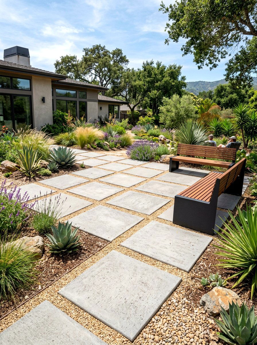 Concrete And Gravel Patio - 30 concrete patio ideas