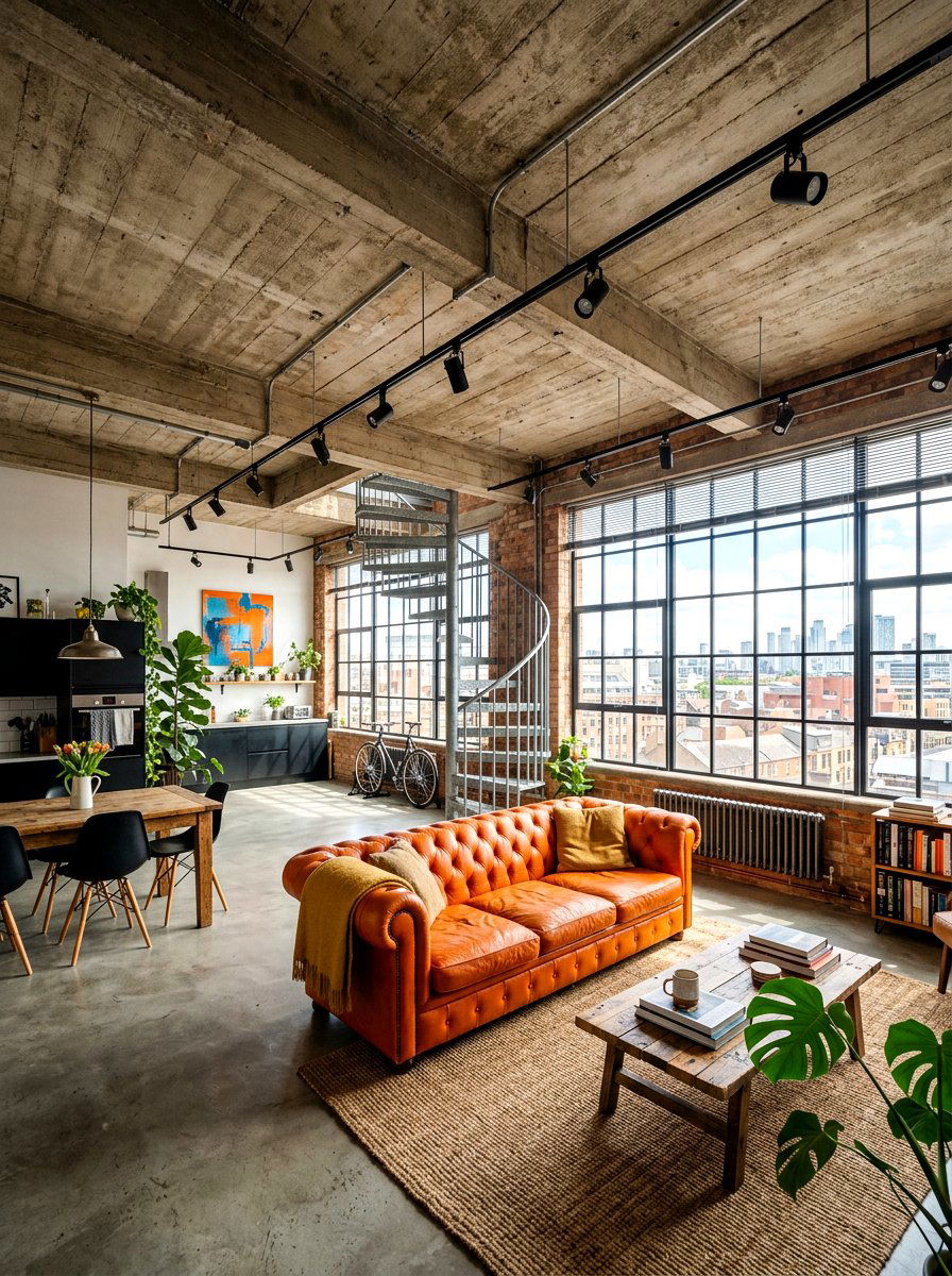 Concrete Ceiling - 30 ceiling design ideas