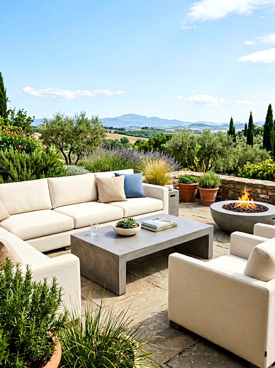 Concrete Coffee Table - 30 modern outdoor furniture ideas