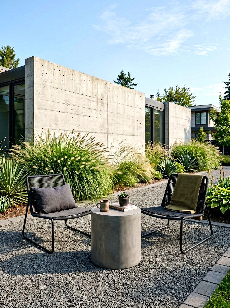 Concrete Cylinder Table - 30 outdoor side table ideas