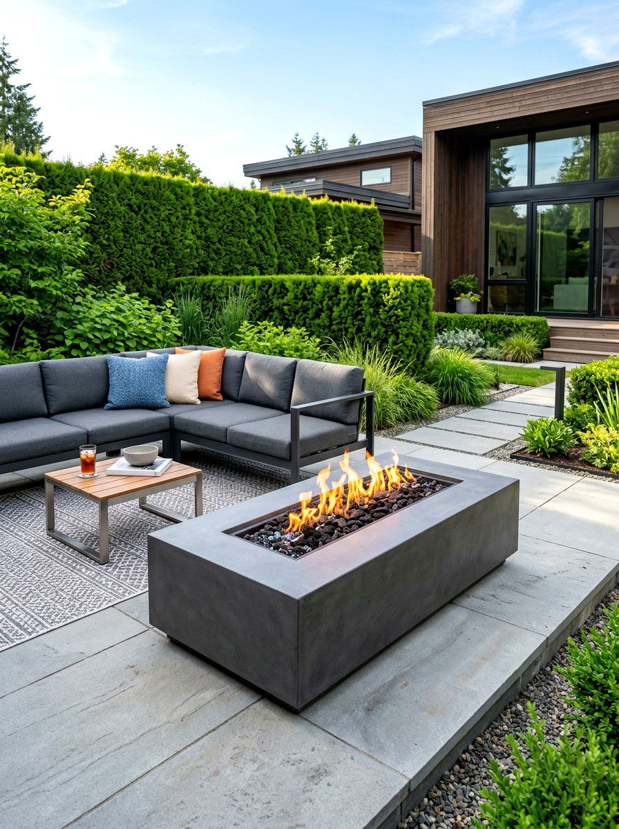 Gas Fire Pit Ideas: 30 Modern Designs for Warm Nights Outside