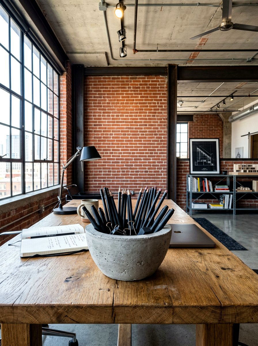 Concrete Minimalist Bowl - 30 sculptural bowl decor ideas