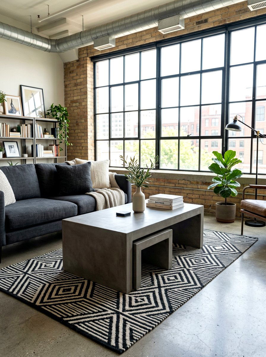 Concrete Nesting Coffee Table - 30 nesting coffee table ideas
