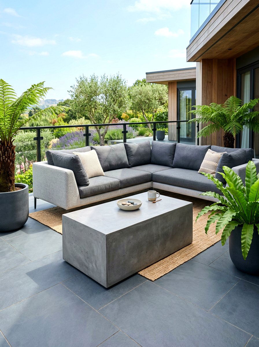 Concrete Outdoor Coffee Table - 30 outdoor coffee table ideas