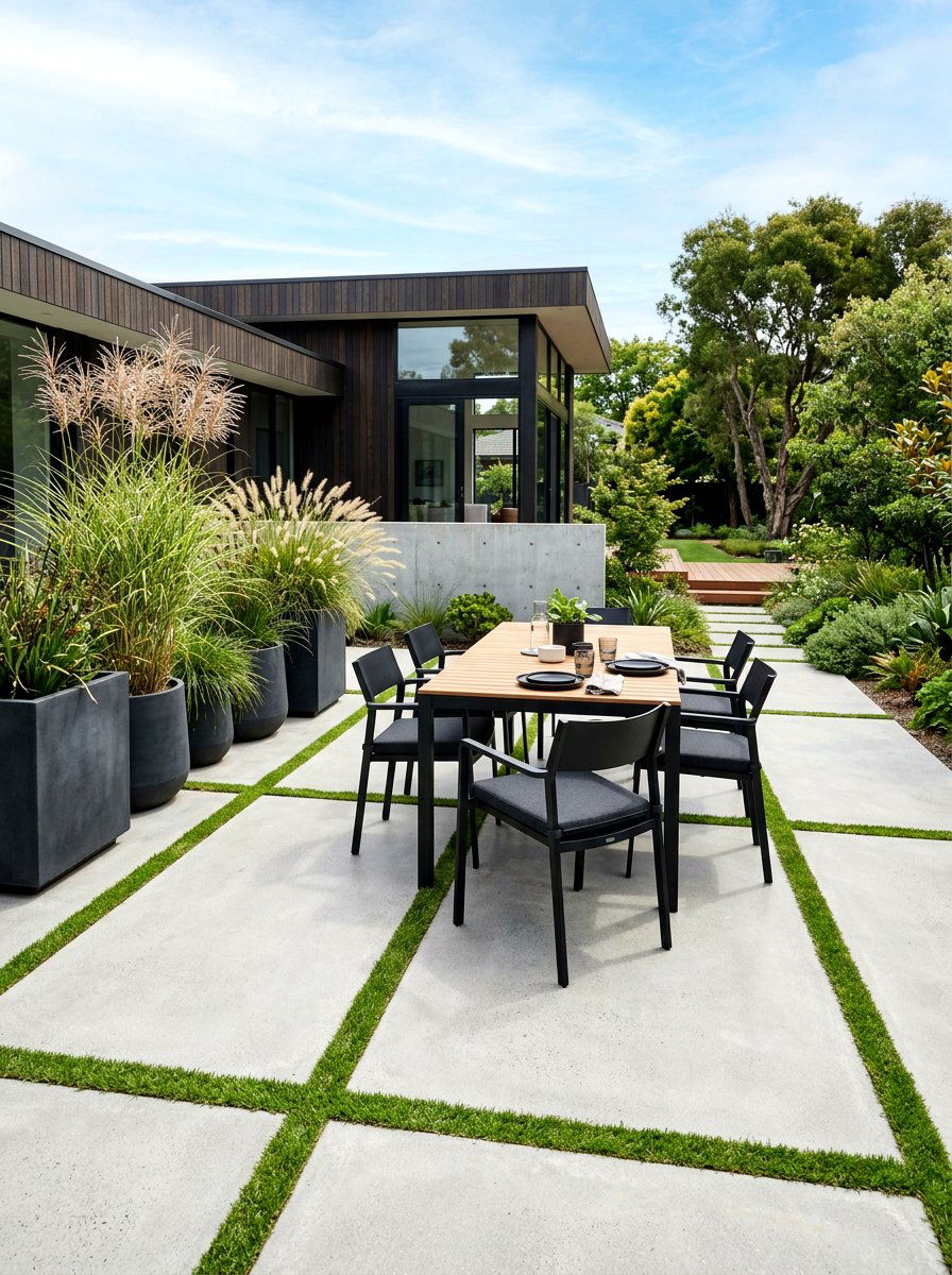 Concrete Patio Design - 30 summer entertaining patio ideas